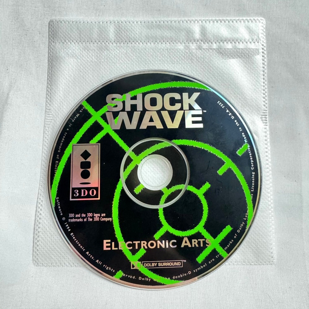 Shock Wave 3DO Interactive Multiplayer Video Game Disc Only 1994 Electronic Arts
